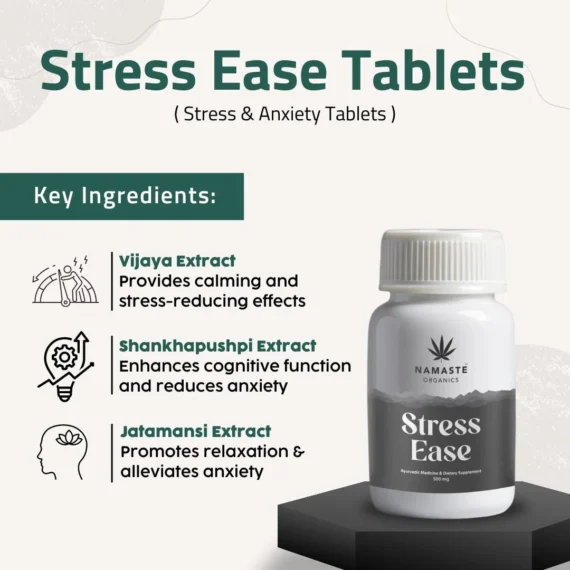 Namaste Organics Stress Ease Tablets 30Tab