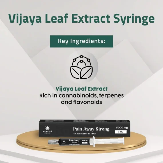 Namaste Organics Vijaya Leaf Extract | Pain Away - Strong