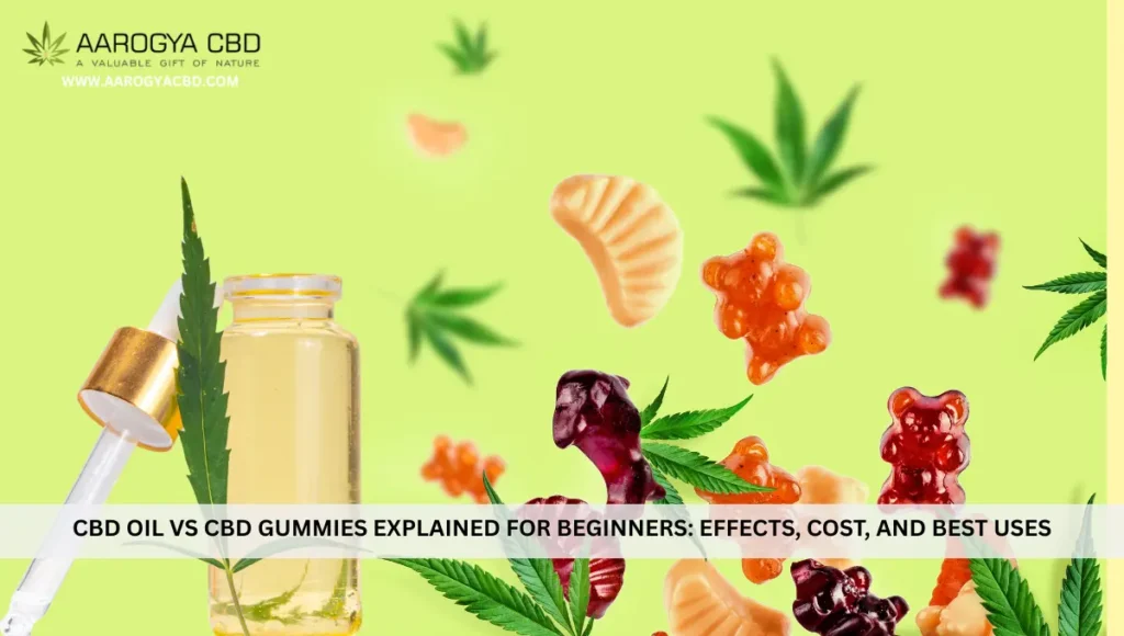 CBD Oil vs CBD Gummies Explained for Beginners: Effects, Cost, and Best Uses