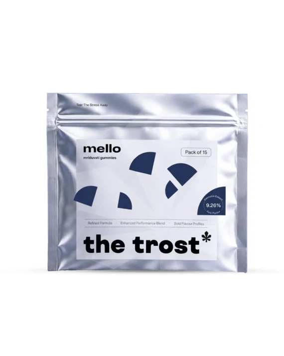 Trost Mello Gummies- 9.26% Cannabis Leaf Extract - Blueberry