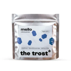 Trost Mello Gummies - 13% Cannabis Leaf Extract - Blueberry