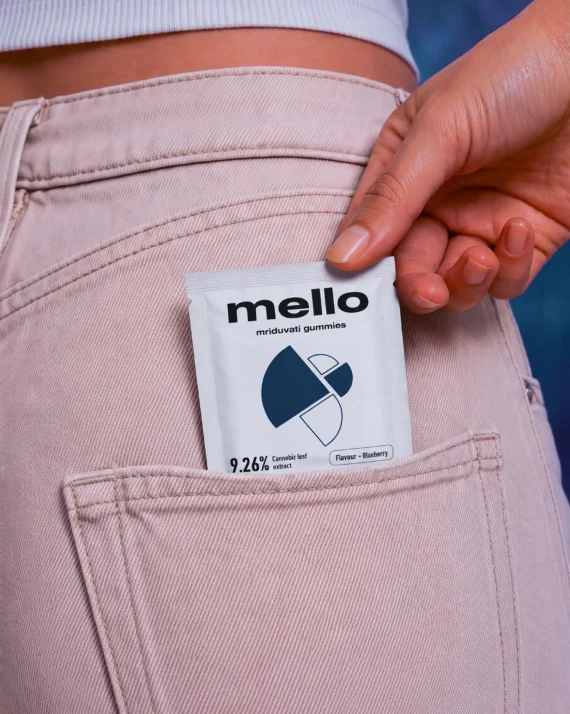 Trost Mello Gummies- 9.26% Cannabis Leaf Extract - Blueberry